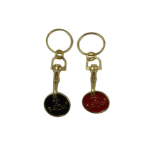 Custom Round Plated Fashion Metal Keyring/Metal Keychain